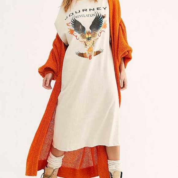 Journey Revelation band graphic black tee dress - Picture 8 of 12